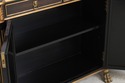 L74083: THEODORE ALEXANDER Regency Style Black & G