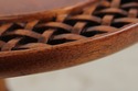 74085: English Vintage Revolving Mahogany Pie Crus