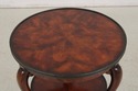 74088: THEODORE ALEXANDER 3 Tier Round Flame Mahog