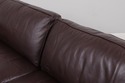74090: STICKLEY Mission Oak Burgundy Leather Sofa