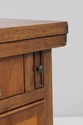 L74091: OLD COLONY Satinwood Mahogany Flip Top Bac