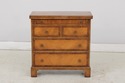 L74091: OLD COLONY Satinwood Mahogany Flip Top Bac