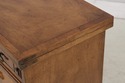L74091: OLD COLONY Satinwood Mahogany Flip Top Bac