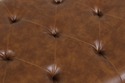 74095: SAFAVIEH Tufted Brown Leather Regency Windo