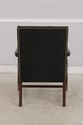 F74099: Pair of HICKORY CHAIR CO Leather Mahogany 