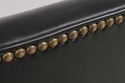 F74099: Pair of HICKORY CHAIR CO Leather Mahogany 