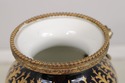 F74117: SEVRES Cobalt Blue Porcelain Painted Urns 