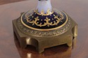 F74117: SEVRES Cobalt Blue Porcelain Painted Urns 