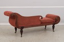 F74124: Antique English 19th C. Mahogany Fainting 