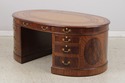74170: MAITLAND SMITH Leather Top Oval Partners De