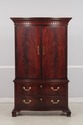 74183: THOMASVILLE Flame Mahogany Armoire Cabinet