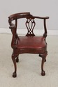 74188: SOUTHWOOD Ball & Claw Mahogany Corner Chair
