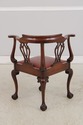74189: SOUTHWOOD Ball & Claw Mahogany Corner Chair