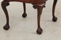 74189: SOUTHWOOD Ball & Claw Mahogany Corner Chair