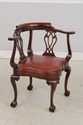 74189: SOUTHWOOD Ball & Claw Mahogany Corner Chair