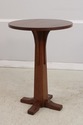 74194: STICKLEY Round Mission Oak High Top Pub Tab