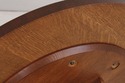 74194: STICKLEY Round Mission Oak High Top Pub Tab