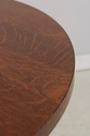 74194: STICKLEY Round Mission Oak High Top Pub Tab