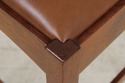 74195: Pair STICKLEY Mission Oak Bar Stool Counter