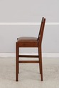 74195: Pair STICKLEY Mission Oak Bar Stool Counter