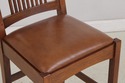 74195: Pair STICKLEY Mission Oak Bar Stool Counter