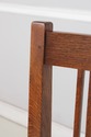 74195: Pair STICKLEY Mission Oak Bar Stool Counter