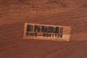 74199: STICKLEY Arts & Crafts Inlaid Cherry Open B