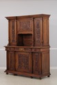 F74209: Antique French Renaissance Walnut Cabinet 