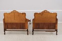 74214: Pair Of BATESVILLE Vintage Burl Wood Single