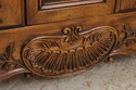 74215: HENREDON Large French Style Walnut Secretar