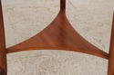 74222: JOHN WIDDICOMB Round Burl Wood Lamp Table