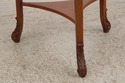 74222: JOHN WIDDICOMB Round Burl Wood Lamp Table