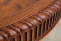 74222: JOHN WIDDICOMB Round Burl Wood Lamp Table