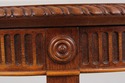 74222: JOHN WIDDICOMB Round Burl Wood Lamp Table