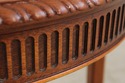 74222: JOHN WIDDICOMB Round Burl Wood Lamp Table