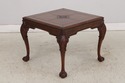 L74236: Pair Chippendale Tooled Leather Mahogany L