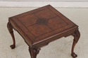 L74236: Pair Chippendale Tooled Leather Mahogany L