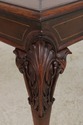 L74236: Pair Chippendale Tooled Leather Mahogany L