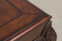 L74236: Pair Chippendale Tooled Leather Mahogany L