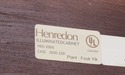 74259: HENREDON Ralph Lauren Mahogany China Cabine
