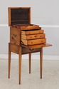 L74263: HENKEL HARRIS Pine Silver Chest On Stand -