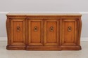 74268: CENTURY Marble Top Cherry Credenza Sideboar