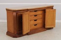 74268: CENTURY Marble Top Cherry Credenza Sideboar