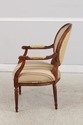 74272: Louis XVI Style Mahogany Open Arm Fauteuil 