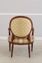 74272: Louis XVI Style Mahogany Open Arm Fauteuil 
