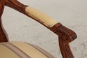 74272: Louis XVI Style Mahogany Open Arm Fauteuil 