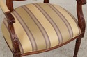 74272: Louis XVI Style Mahogany Open Arm Fauteuil 