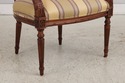 74272: Louis XVI Style Mahogany Open Arm Fauteuil 