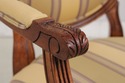 74272: Louis XVI Style Mahogany Open Arm Fauteuil 