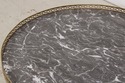L74274: French Louis XVI Style Marble Top Round La